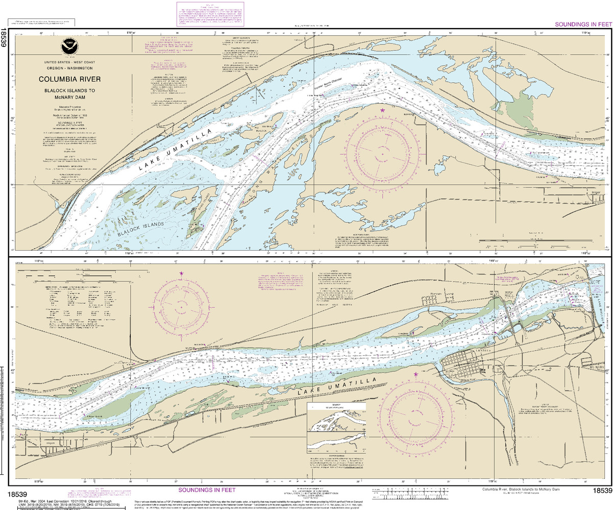 (image for) Columbia River Blalock Islands to McNary Dam - Click Image to Close