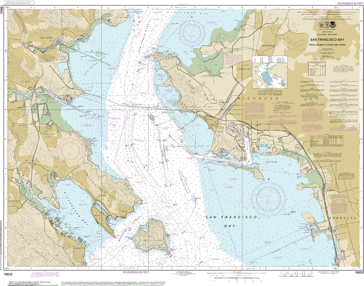 (image for) San Francisco Bay-Angel Island to Point San Pedro - Click Image to Close