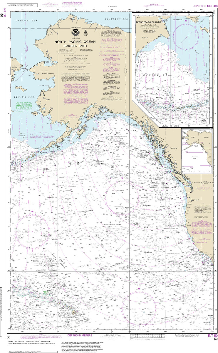 (image for) North Pacific Ocean (eastern part) Bering Sea Continuation - Click Image to Close