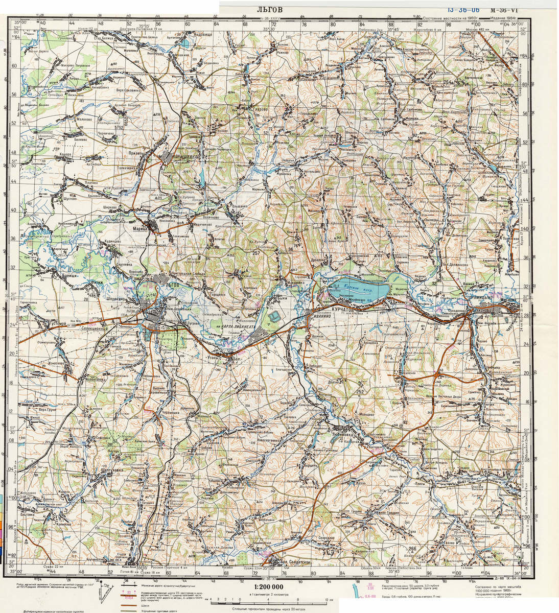 (image for) Russia 1:200,000: M-36-06 - Click Image to Close