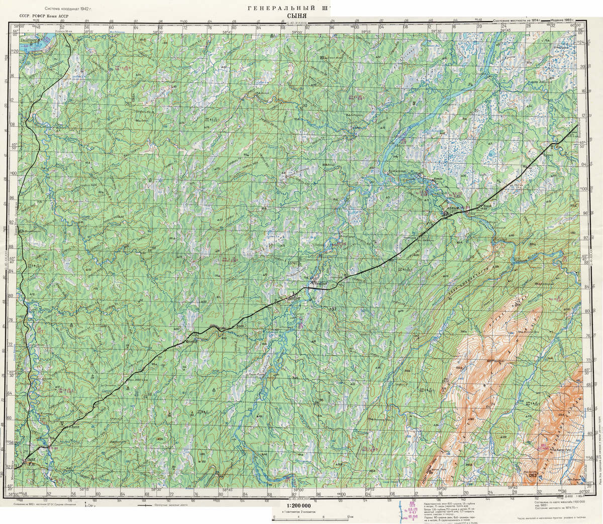 (image for) Russia 1:200,000: Q-40-23 - Click Image to Close