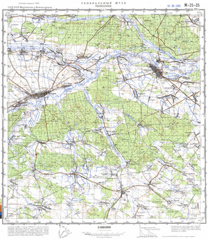 (image for) Ukraine #M-35-035: Polesskoe, 1981