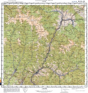 (image for) Ukraine #M-35-133: Rahov, 1978