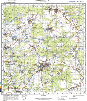 (image for) Ukraine #M-36-005: Koryukovka, 1990