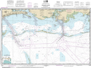 (image for) Mississippi Sound and approaches Dauphin Island to Cat Island