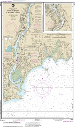 (image for) N Shore of Long Isl Sound Housatonic River and Milford Harbor