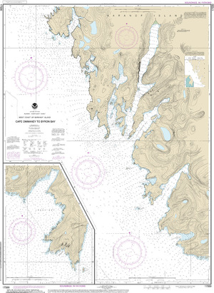 (image for) West Coast of Baranof Island Cape Ommaney to Byron Bay