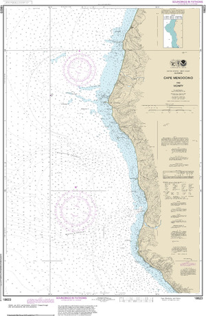 (image for) Cape Mendocino and vicinity