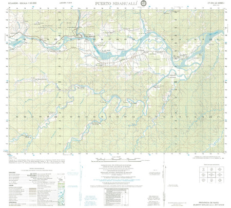 Ecuador #4090-1: Puerto Misahualli - $20.00 : Charts and Maps, ONC and ...