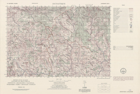 (image for) El Salvador #2557-01: Jocoaitique. 1969.