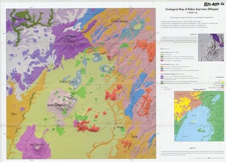 (image for) Ethiopia Thematic: Geology Map of Debre Zeyt Area