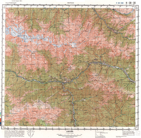 (image for) Georgia #K-38-038: Lentehi, 1989