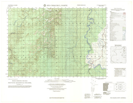 (image for) Guatemala #2366-1: Río Chiquibul Norte/San Luis
