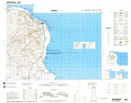 Cabrera Dominican Republic Map Dominican Republic #6274-4: Cabrera - $20.00 : Charts And Maps, Onc And Tpc  Charts To Navigate The World. Detailed Topographic Maps To Explore The  Americas.