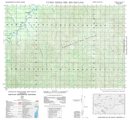 (image for) Honduras #3162-01: Curso Medio Del Río Paulaya