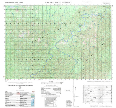 (image for) Honduras #3163-03: Río Sico Tinto O Negro