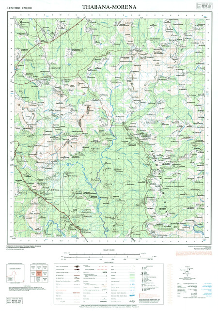 (image for) Lesotho #2927-CD-51: Thabana Morena