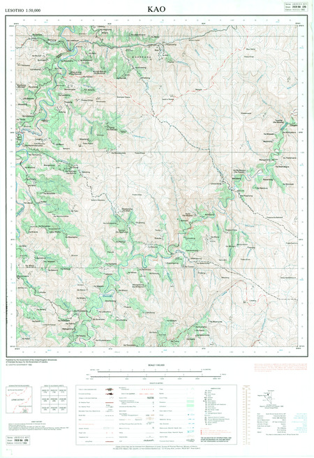 (image for) Lesotho #2928-BA-26: Kao