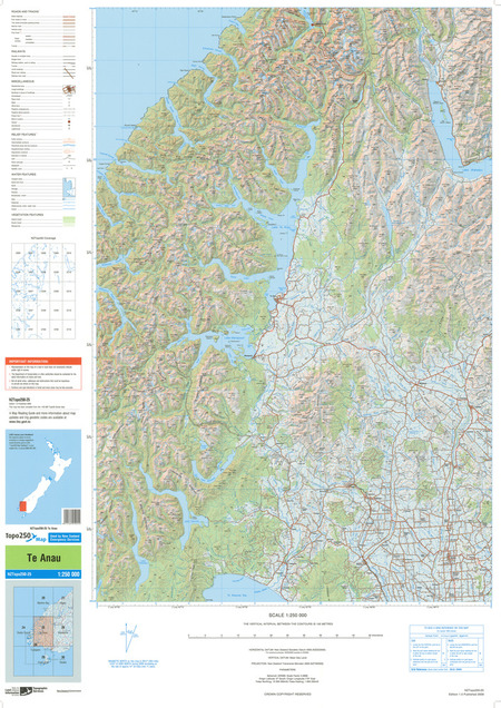 (image for) New Zealand #250-25: Te Anau