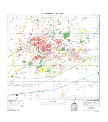 (image for) Bahawalpur Guide Map