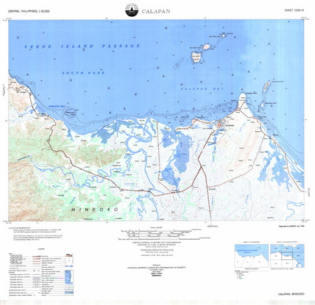 Philippines 3260 3 Calapan Mindoro 20 00 Charts And Maps ONC   3260 3 MED 