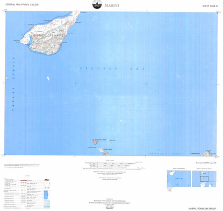 (image for) Philippines #3458-3: Mabini, Romblon Group