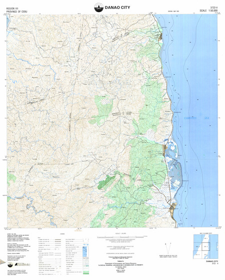 Philippines #3722-2: Danao City - $20.00 : Charts and Maps, ONC and TPC ...