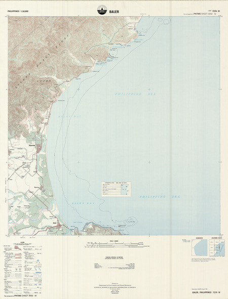 Philippines #7374-4: Baler - $20.00 : Charts and Maps, ONC and TPC ...