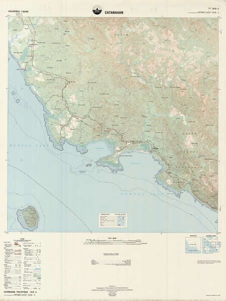 Philippines #7470-2: Catanauan - $20.00 : Charts and Maps, ONC and TPC ...