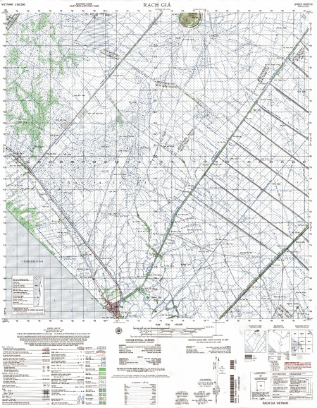 Rach Gia Vietnam Map Vietnam #6029 3: Rach Gia   $20.00 : Charts and Maps, ONC and TPC 