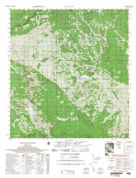 Vietnam #6055-3: Na Lay - $20.00 : Charts and Maps, ONC and TPC Charts ...