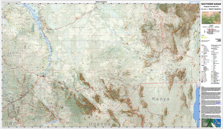 (image for) Southern Sudan Topo 1:500,000 Equatoria East