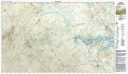 (image for) Sudan North South Border 1:500,000 West sheet