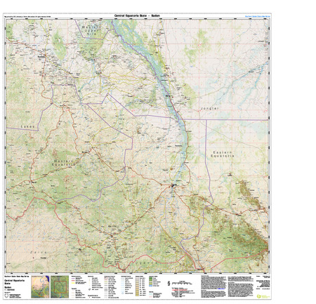 (image for) Southern Sudan States 1:500,000 Equatoria Central