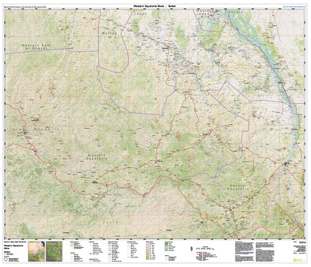 (image for) Southern Sudan States 1:500,000 Equatoria West