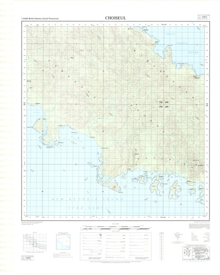 (image for) Solomon Islands #07-157-01: Choiseul topo