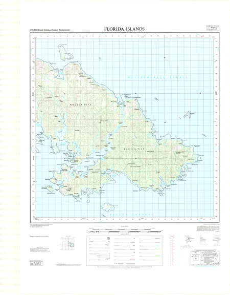 (image for) Solomon Islands #09-160-02: Florida Isl.