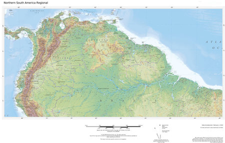 (image for) Regional Relief - Northern South America