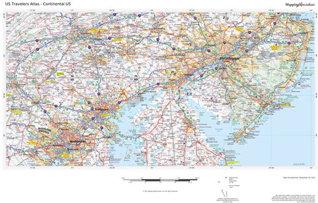 (image for) US Travelers Atlas - Continental US