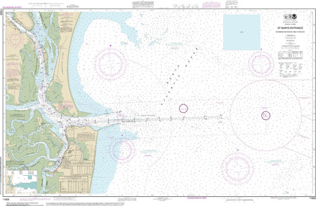 St Marys Entrance Cumberland Sound And Kings Bay Charts And Maps ONC And TPC Charts