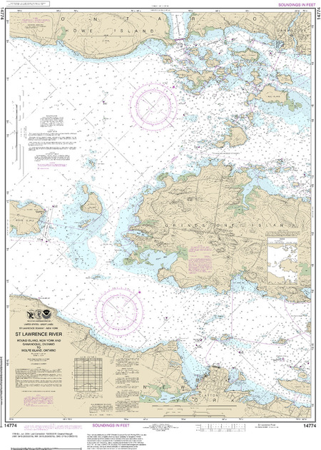 (image for) Round I., N.Y., and Gananoque, Ont., to Wolfe I., Ont.