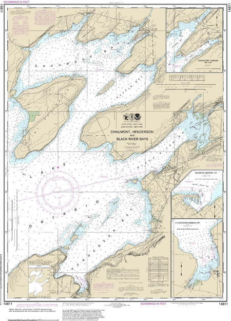 Chaumont, Henderson and Black River Bays - $20.00 : Charts and Maps ...