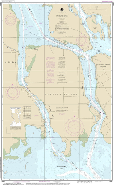 (image for) St Marys River - Vicinity of Neebish Island