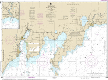 (image for) Dutch Johns Pt to Fishery Pt, with Big and Little Bay de Noc