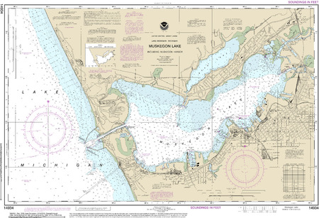 (image for) Muskegon Lake and Muskegon Harbor