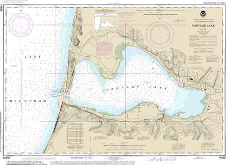 Portage Lake - $20.00 : Charts and Maps, ONC and TPC Charts to navigate 