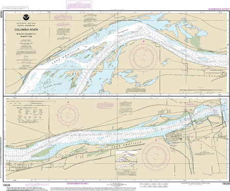 (image for) Columbia River Blalock Islands to McNary Dam