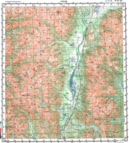 (image for) Russia 1:200,000: N-57-20